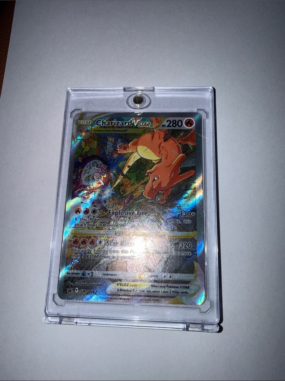 Charizard VSTAR Holographic Trading Card - Orange
